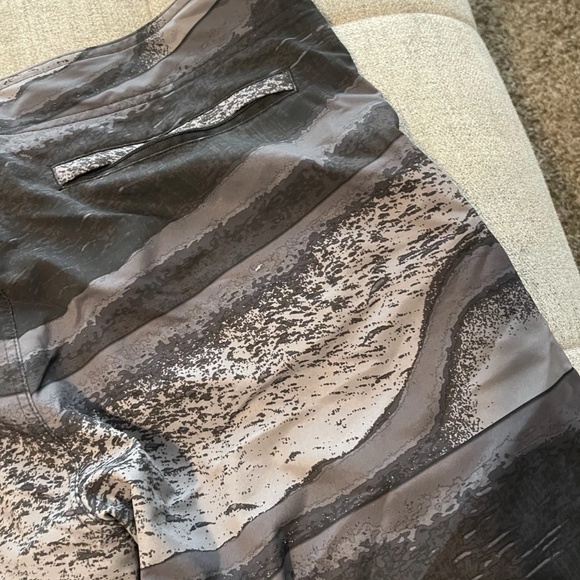 Pelagic Board Shorts Men's Sz 36 Gray Black Fishing Swim Trunks - Picture 7 of 7